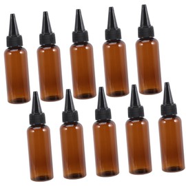 VILLFUL 10pcs Squeeze Bottle Applicator Plastic Empty Bottle Applicator Bottle for Hair Plastic Refillable Bottles Hair Oil Applicator Oil Squeeze Bottles Oil Bottles for Hair
