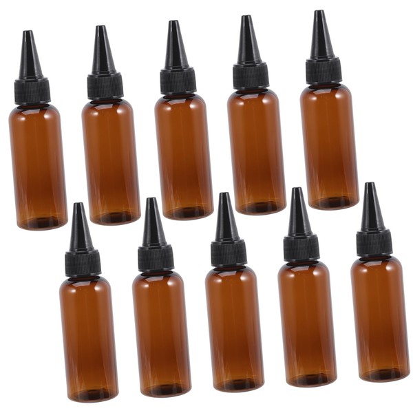 VILLFUL 10pcs Squeeze Bottle Applicator Plastic Empty Bottle Applicator Bottle