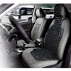ZONETECH Wood Beaded Seat Cushion, Premium Quality, Black, Car Massaging,