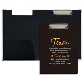 foedor Team Definition Clipboard Folio with Storage,Thank You Gifts,Team Gifts for Boss,Team Appreciation Office Supplies Leadership Gifts,School Supplies for Work School Student Teacher