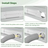 BEWAVE Dryer Vent Window Kit, Window Vent Kit Fit with