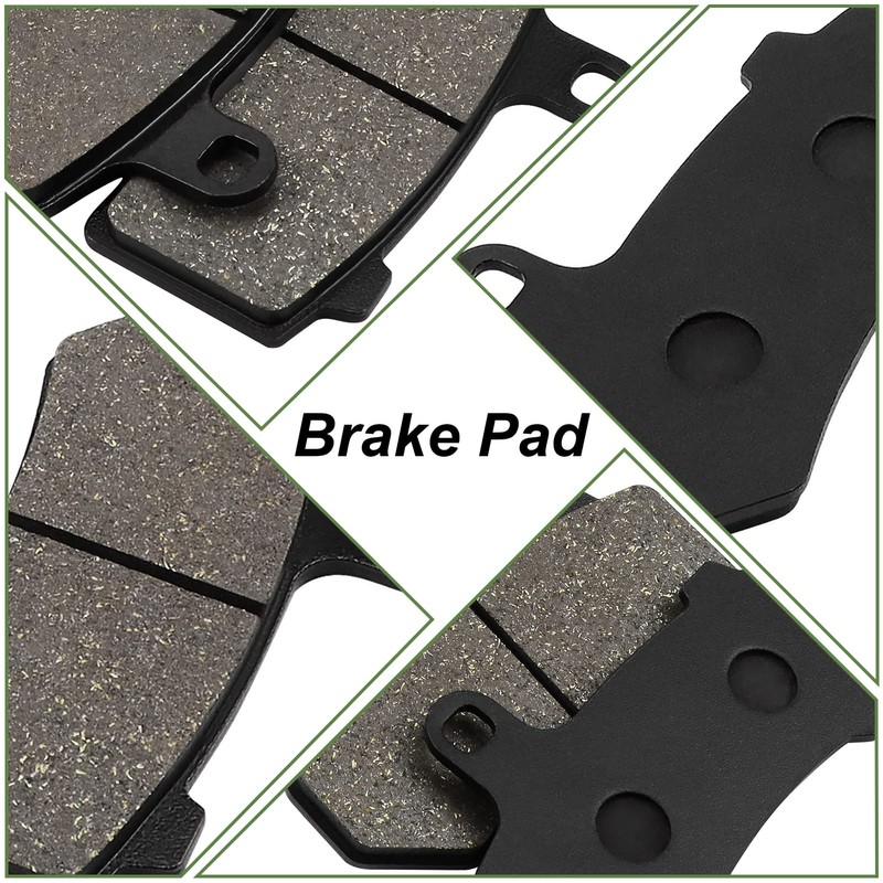 Front and Rear Brake Pads for Harley Road Glide 2008-2021,
