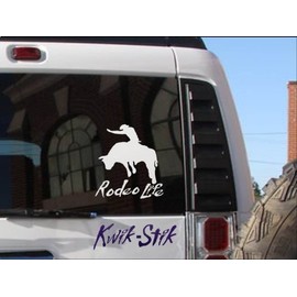 Rodeo Life Sticker Decal bullriding Cowboy Window Truck Boots Lasso Saddle *C334*