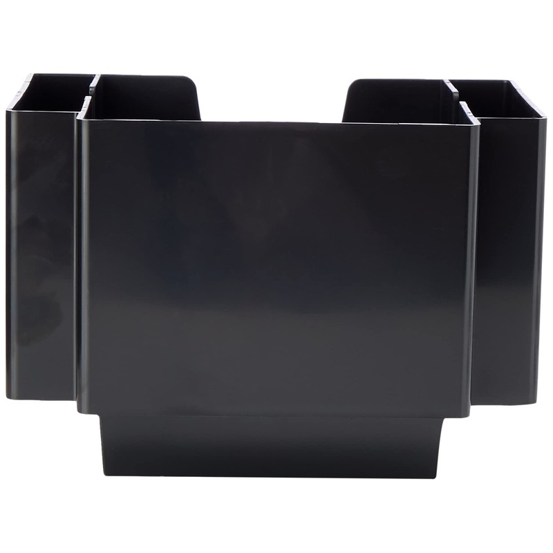 Bar Caddy Angular | Plastic Bar Caddy Black, Bar Storage,