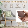 PATIKIL 2 Inch Rubber Furniture Pads, 8 Pack Non-Slip Furniture