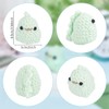 FREEBLOSS 4 Set Dinosaur Crochet Kit for Beginners Crochet Animal