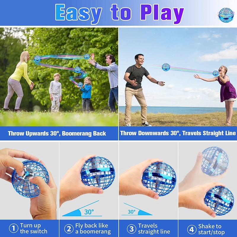 HONBQYCC Flying Orb Ball Toys, 2025 Hover Galaxy Ball Soaring