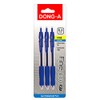 DONG-A Fine-Tech RT, Gel Ink Roller Ball Pens, 0.3mm, Retractable