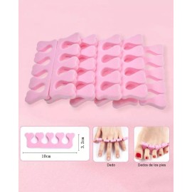 DANYBELLA MODA Y BELLEZA 24 Piezas De Separadores Dedos Fomi Pies Manicure Y Pedicure