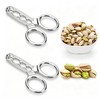 2Pcs Nut Crackers Nuts Pistachio Sheller Opener Kitchen Tools Stainless