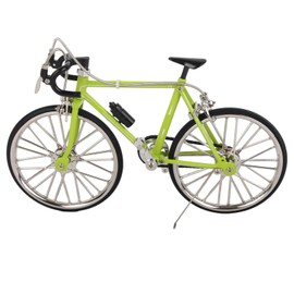 Bike Model Ornament Detachable 3D Car Model 11.5x19.5cm Bike Model for All Age for Birthday Gifts Desk Decoration Green