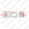Mooche Keyed Door Hasp Lock Swivel Staple 2.5" Safety Hasp