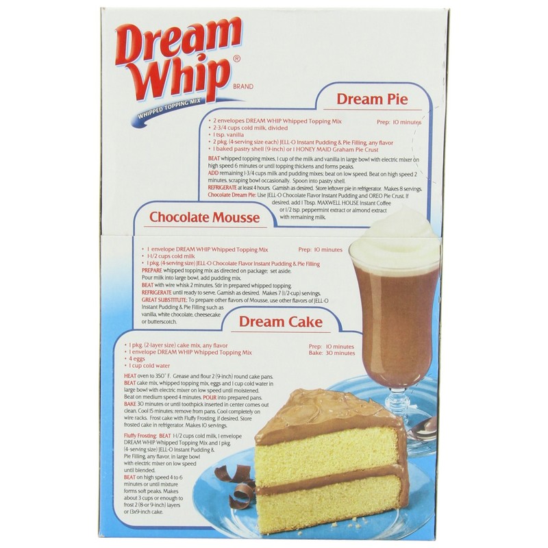 Dream Whip Whipped Topping Mix, 5.2-Ounce Boxes (Pack of 6)