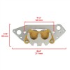 Caltric Front L & R Brake Caliper For Polaris Ranger