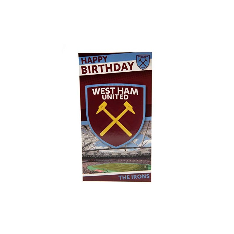 West Ham United Birthday Card