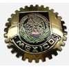 GOLD Mexico Grill Badge Golden Mexican Emblem for Trucks and