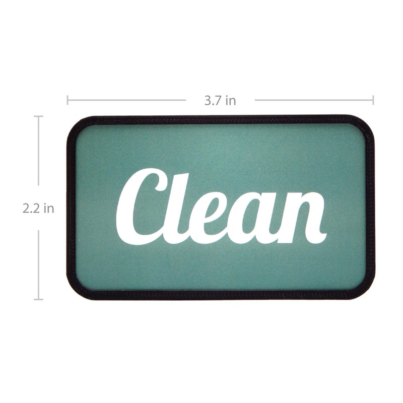 Modern Clean / Dirty Dishwasher Flip Magnet