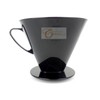 Size 6 Plastic Coffee Filter Dripper Cone by EDESIA ESPRESS