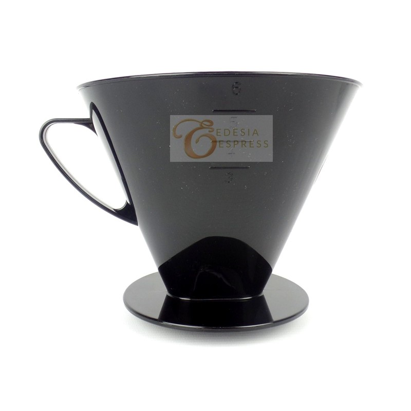 Size 6 Plastic Coffee Filter Dripper Cone by EDESIA ESPRESS