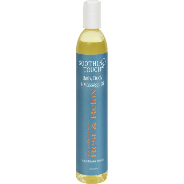 Soothing Touch Bath & Body Oil, Rest/Relax - 8 Oz