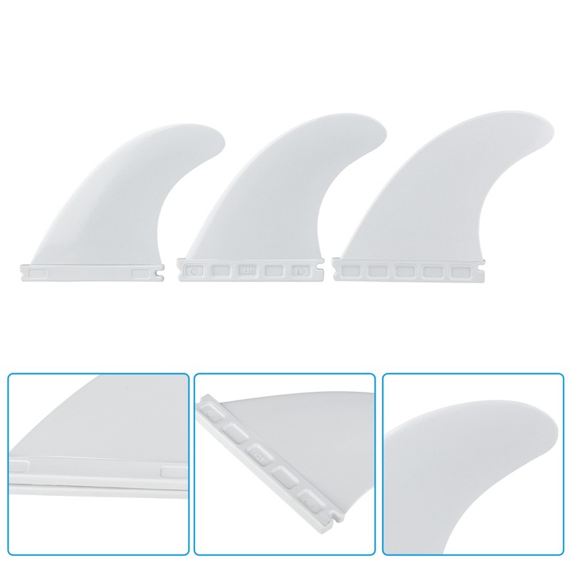 Tri Fin Thruster Set Nylon Plastic Surfboard Fins FCS Fins