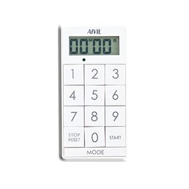 ibil Digital Timer Slim Cube White