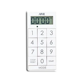 ibil Digital Timer Slim Cube White
