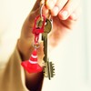 8Pcs Fun Traffic Cone Keychains Traffic Cone Keychains - Lightweight