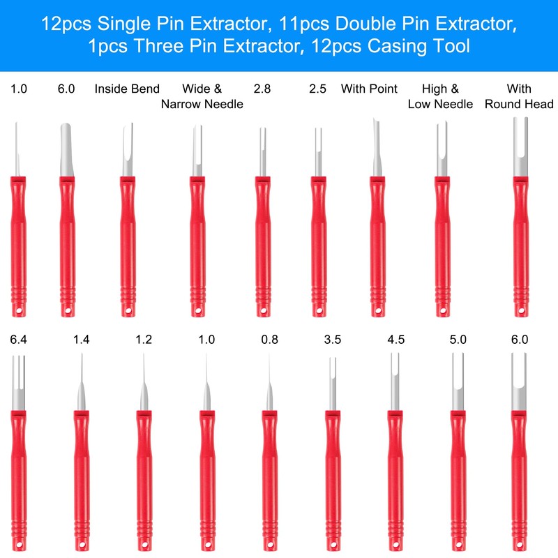 Terminal Removal Tool Kit 36 Pcs Depinning Tool Electrical Connector