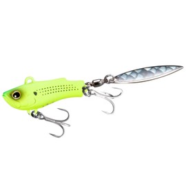 Shimano JL-X13Y 005 Spin Tail Jig, Exsense, Salvage Blade, High Peel, 0.5 oz (13 g), Matte Chart