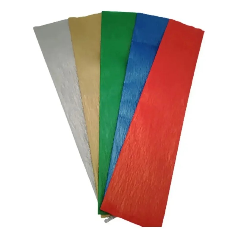 A L Paper Crepe Metallic Pascua De 2 M X