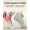 Ankle Compression Sleeve - 20-30mmhg Open Toe Compression Socks for