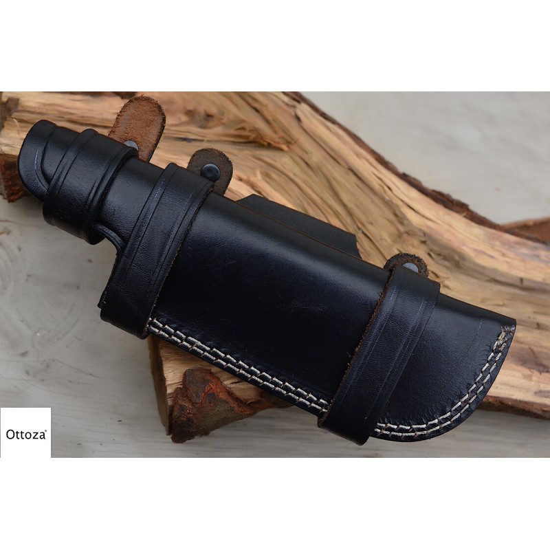Ottoza TOP Grain Leather Knife Sheaths for Fixed Blade Knives,