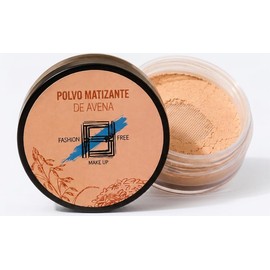 Polvo Matizante de Avena Traslúcido  Con Almidón de Arroz, Aceite de Jojoba, Extracto de Bambú, Para Todo Tipo de Piel, Textura Fina y Sedosa         
