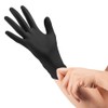 CURAPLEX TRITONGRIP TE Gloves, SM, Black Nitrile, Powder Free 100/BX