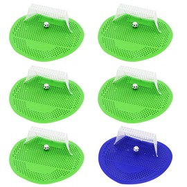 Pack of 6 Urinal Sieves with Fragrance, Urinal Sieve with Funny Football Goal, Splash Guard and Odour Protection, Urinal Insert for Bathroom Office, Stadiums, Internet Cafes, Hotels etc