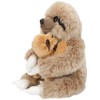 Depesche TOPModel 12801 Plush Sloth Mum and Baby with Soft