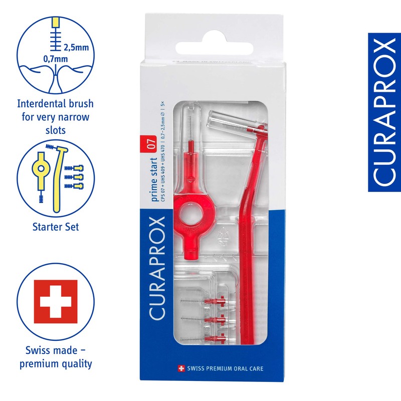 CLAPLOX CS Prime Start Interdental Brush CPS 07 (Red)