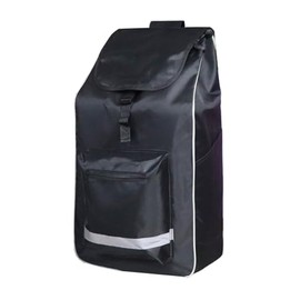 Bolsa de repuesto para carrito de compras, bolsas impermeables de 11.8 x 7.5 x 21.6 pulgadas (negro)