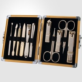 Three Seven Nail Clipper Set 16,000 VG 11 Types / Gold / 쓰리세븐 손톱깍이세트 16000VG 11종 /골드
