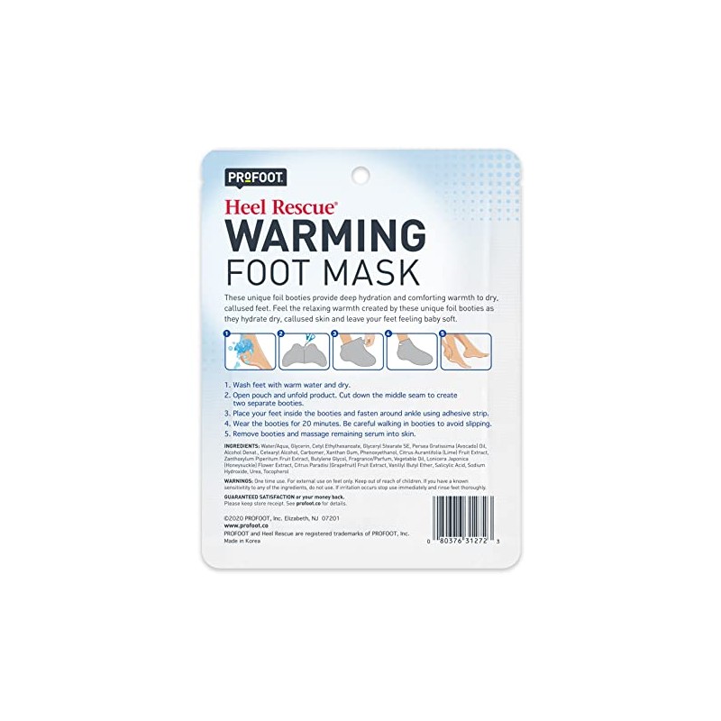 ProFoot Heel Rescue Warming Foot Mask 1 pair