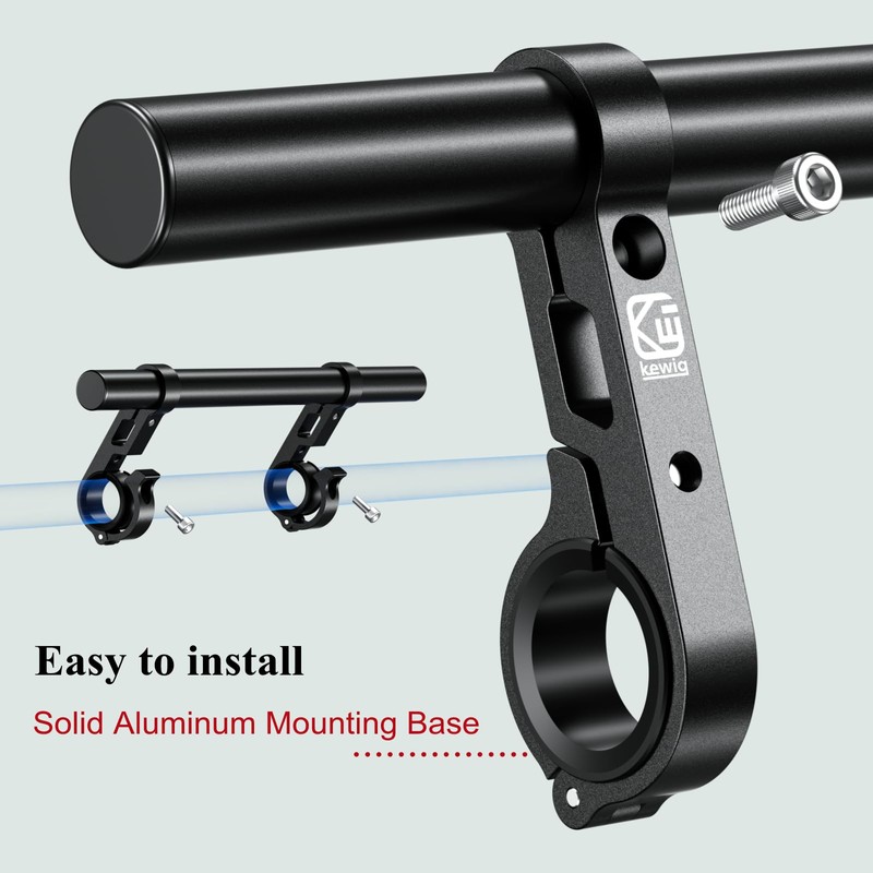 BRCOVAN Aluminum Alloy Handlebar Extender Extensions with 11.81'' Long Cross