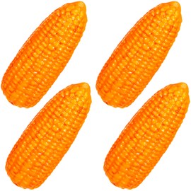 Alipis 4pcs Artificial Corn Props - Realistic Foam Corn for Home Decoration, Party, and Event - Lifelike Decorative Vegetable Ornaments