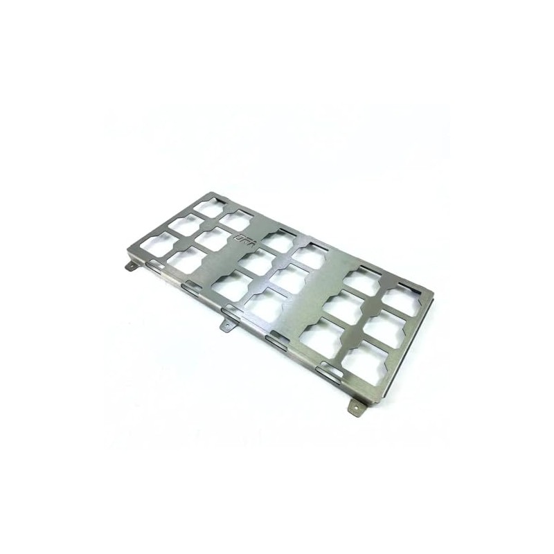 Offroad Anonymous Packout Mounting Plate-Size: Triple Width, Raw Steel