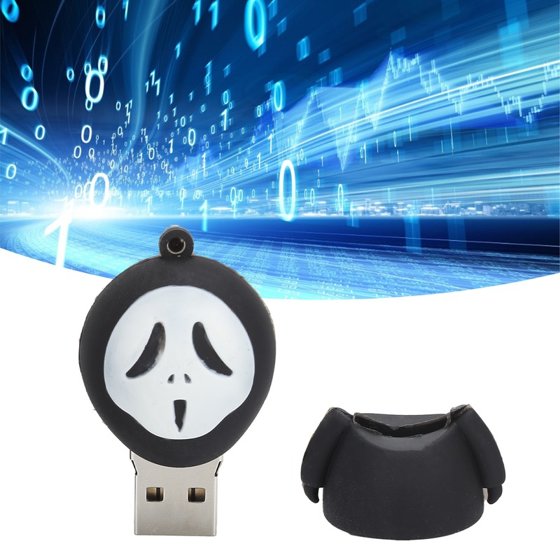 U Disk USB2.0 3 Dimensional Ghostface Practical Special Data Storage