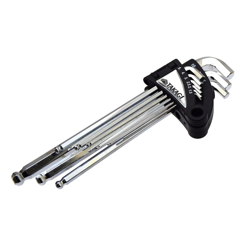 Takagi Ball Point Hex Wrench Stubby No. 103 Set of