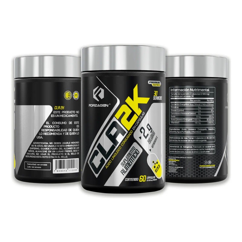 Forzagen Cla-2k 60 Caps Blandas | Con Vitamina E Sabor