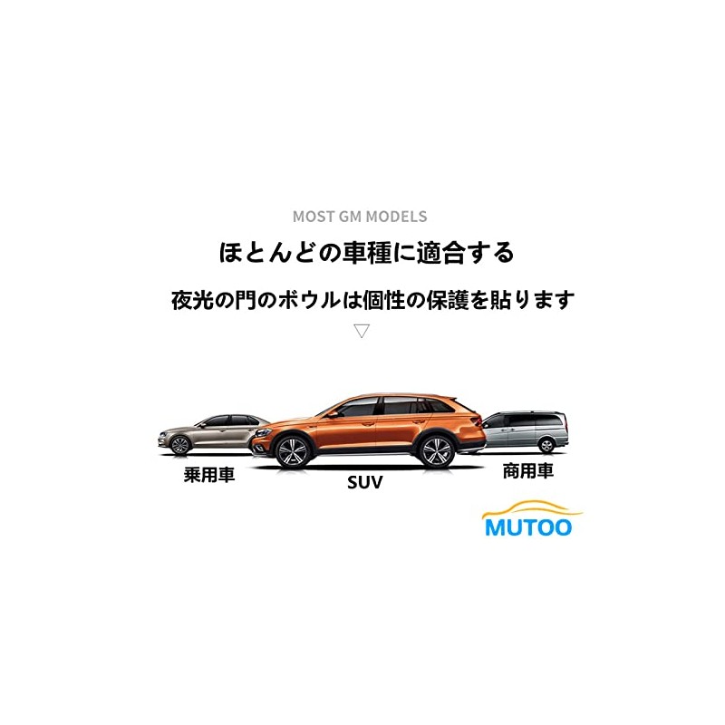 MUTOO Universal Suzuki Car Radiation Door Handle Protector Protective Film