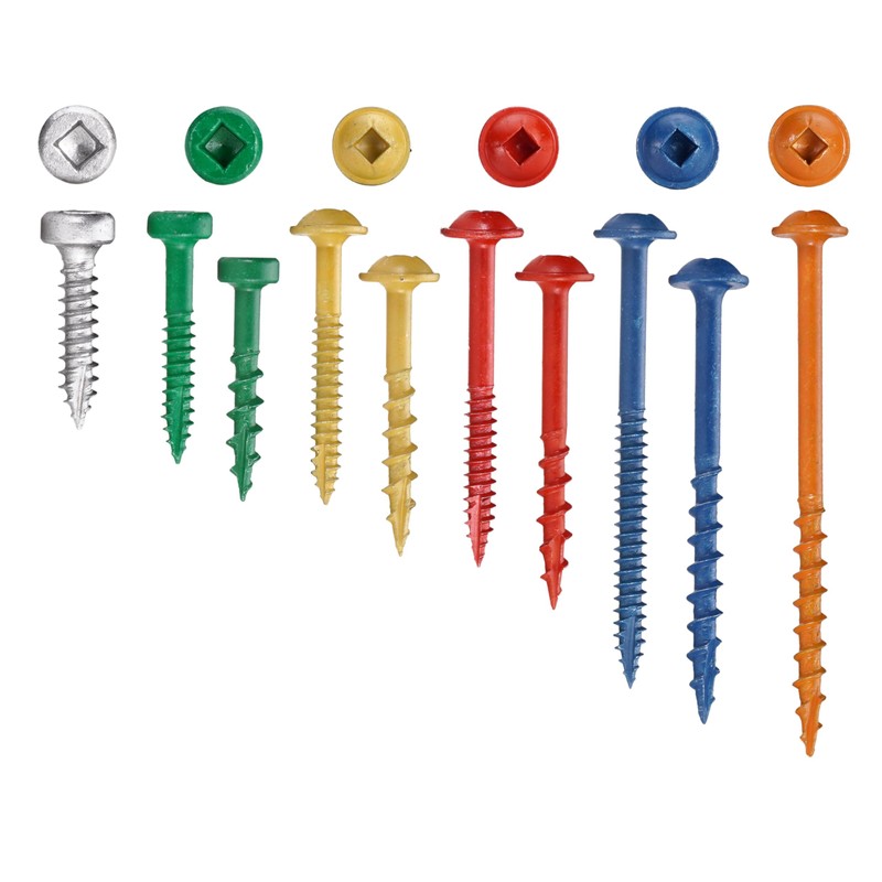 ARMOR TOOL Pocket Hole Screw Set - Coarse Thread 350