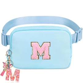BBelt Crossbody Bag for Girls Women - girls fanny pack ages 8-12 Teen Birthday Gifts Small Waist Packs Trendy Kids Fanny Pack, Blue, M